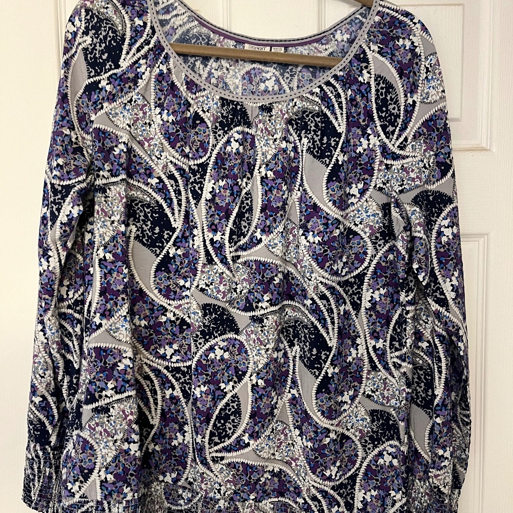 Espirit paisley top